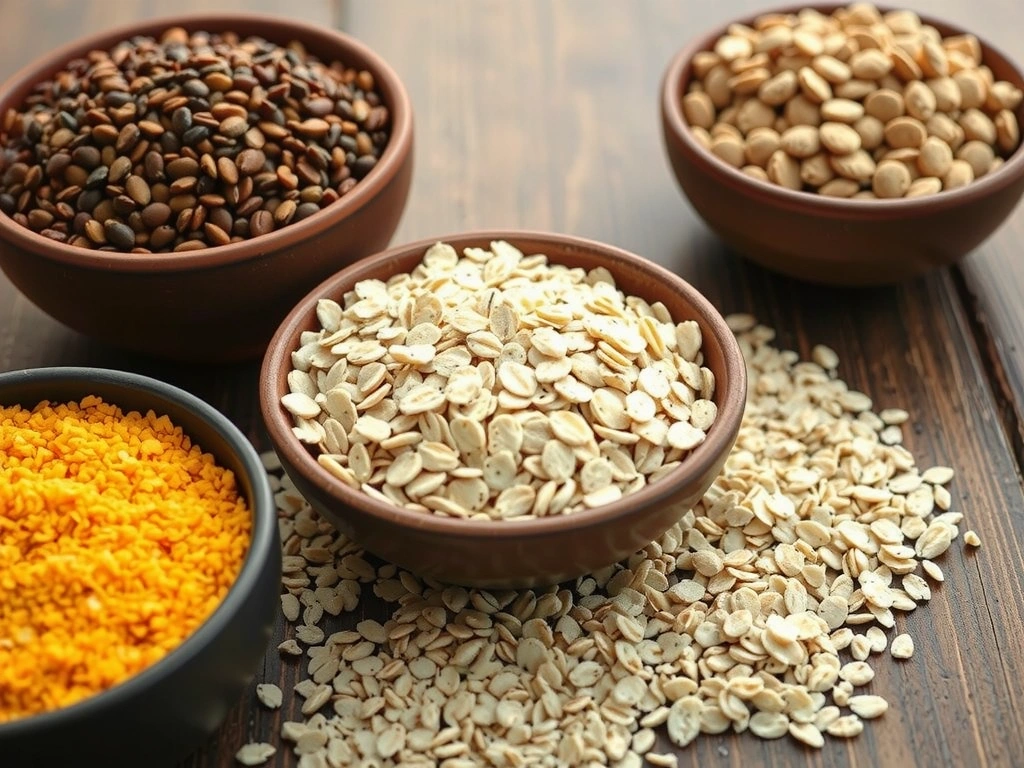 Celovite žitarice u posudama